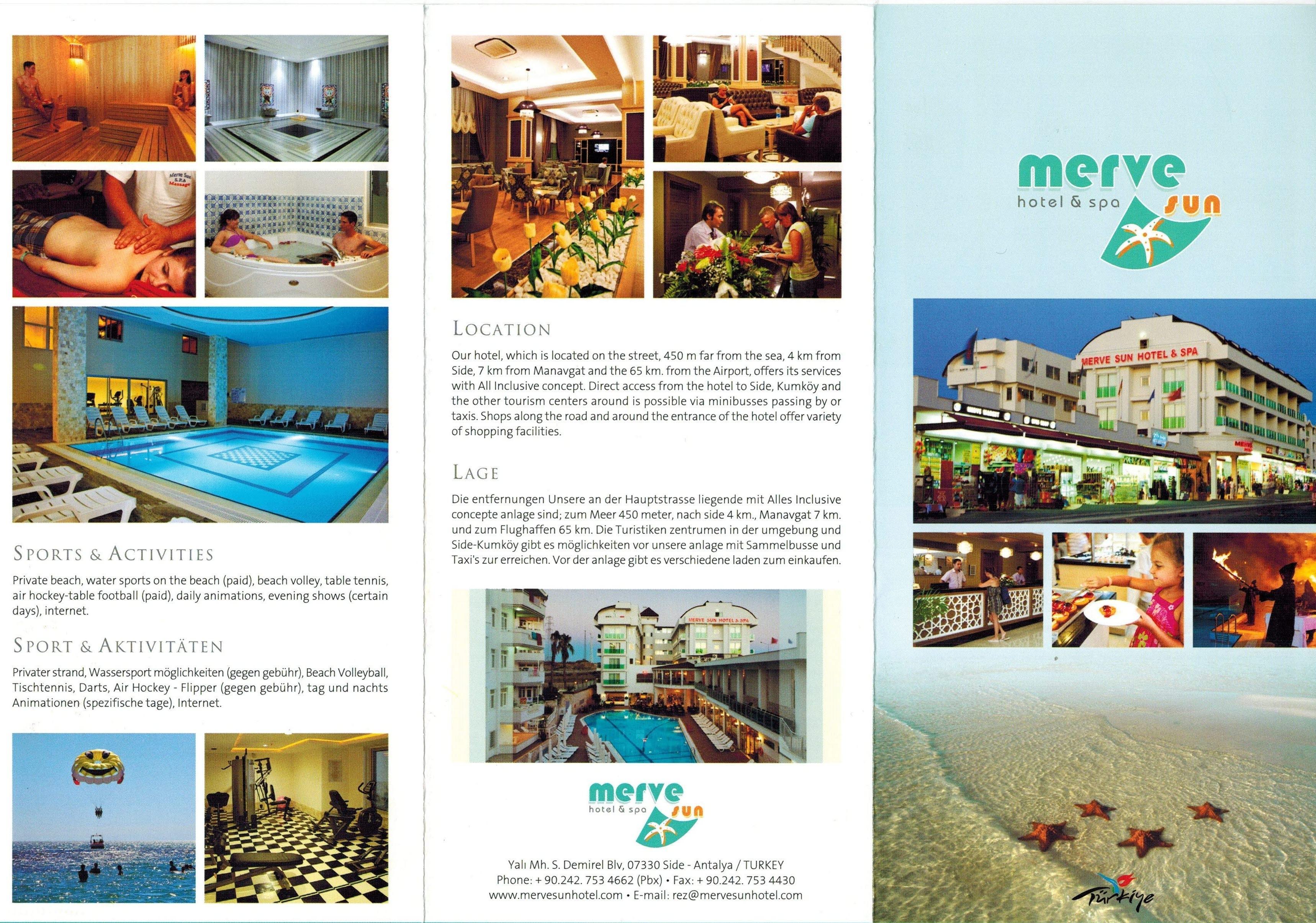 Merve Sun Hotel&SPA Sidé Extérieur photo